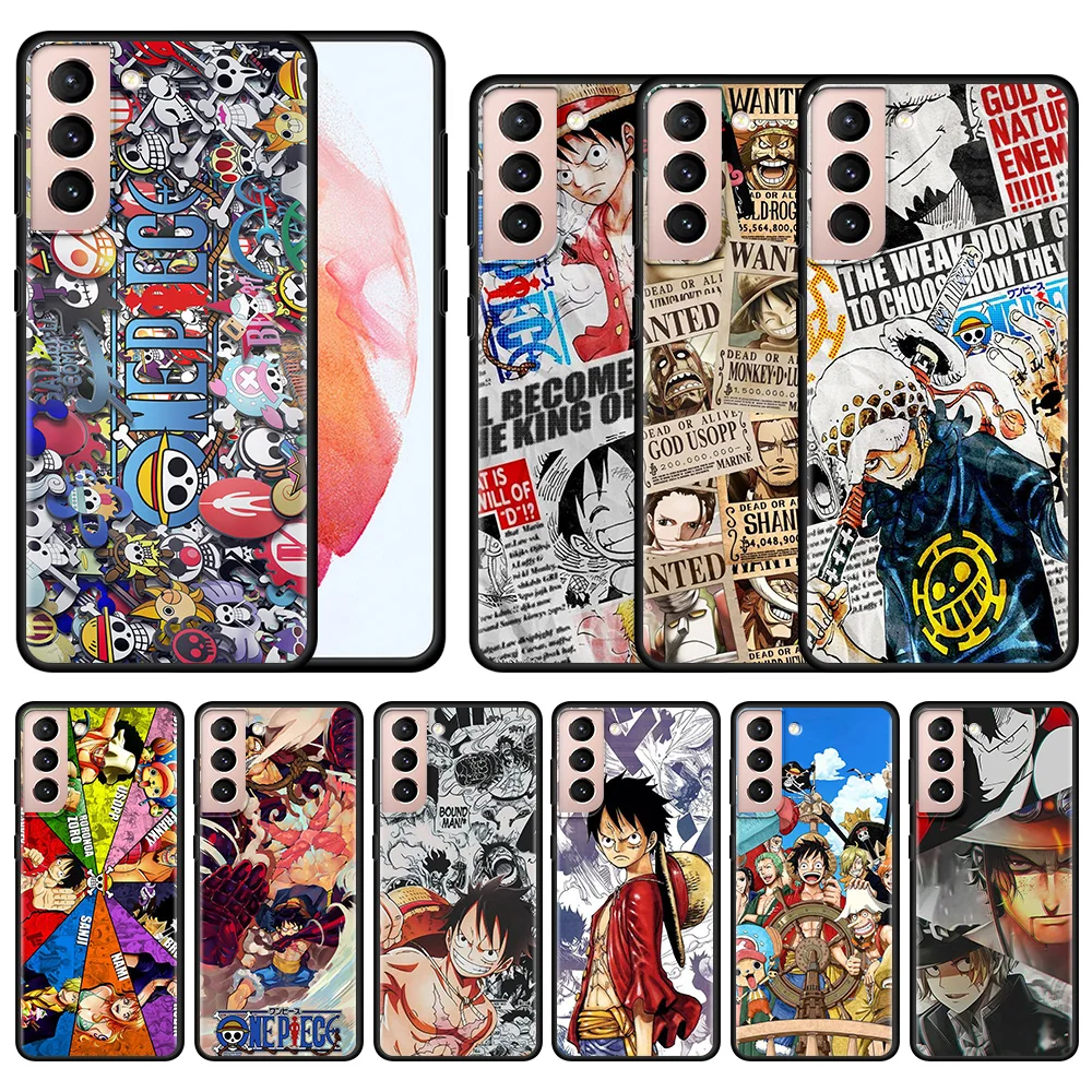

One Piece Luffy Zoro Comics Case For Samsung Galaxy S22 S21 S20 Ultra FE S22 S21 S20 S10 S9 S8 Plus S10e Note 20Ultra 10 Plus