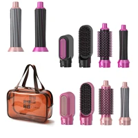 hir trap 5 in 1 home function practical electric comb negative ion straightener blow dryer detachable wrap curling wand