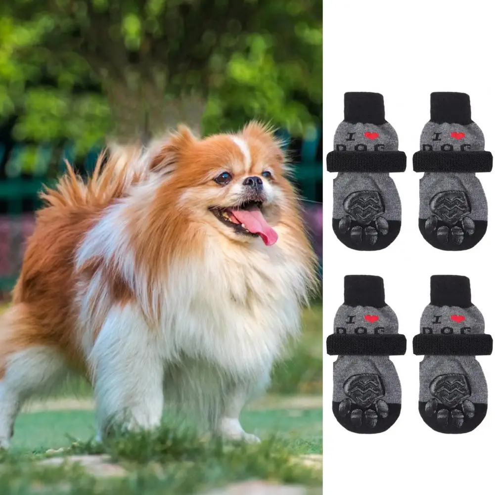 

4 шт., дышащие носки для кошек и собак