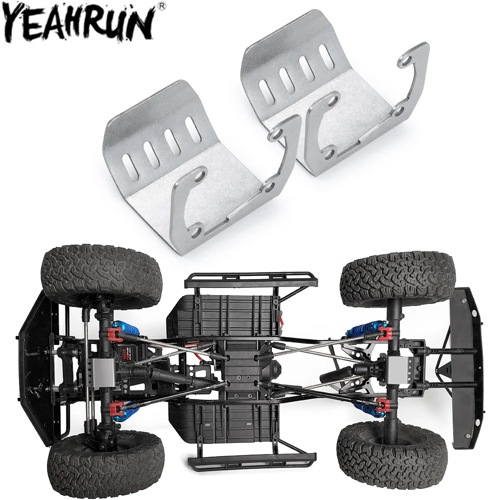 

YEAHRUN, 1 пара, армированный протектор оси из нержавеющей стали, противоскользящая пластина для радиоуправляемого гусеничного автомобиля Axial ...