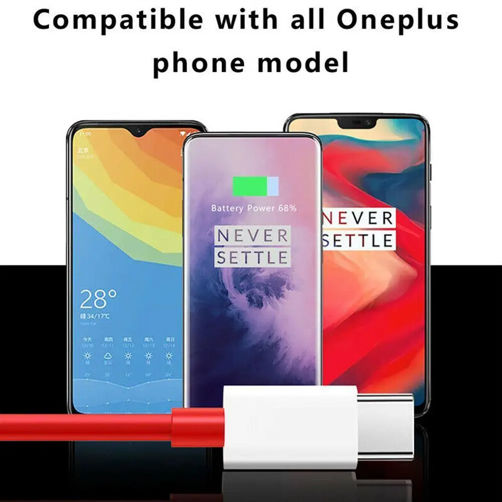 Кабель для быстрой зарядки 6a Oneplus Nord Warp Charge Type-c Dash For One Plus 8 7 Pro t T 6t 6 5t 5 3 провод