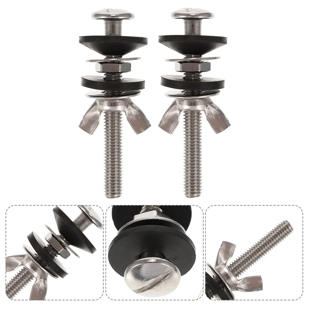 

2 Pcs Toilet Seat Mounting Bolts Universal Toilet Seat Fixing Bolts Closestool Fittings