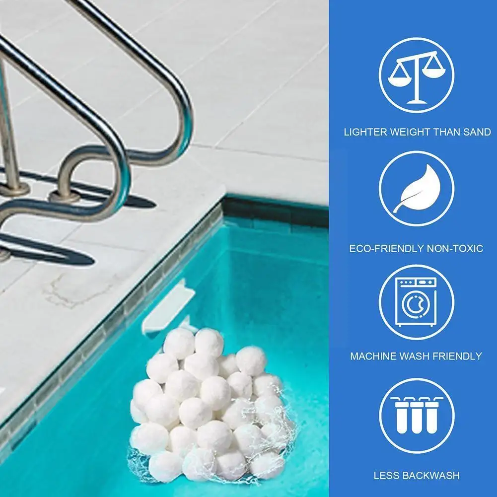 

4/8pcs White Filter Sand Quartz Sand Filterballs Sand Filter Swimming Filter Pool Filters Ball Cleaning Alternatively Pool U6z4