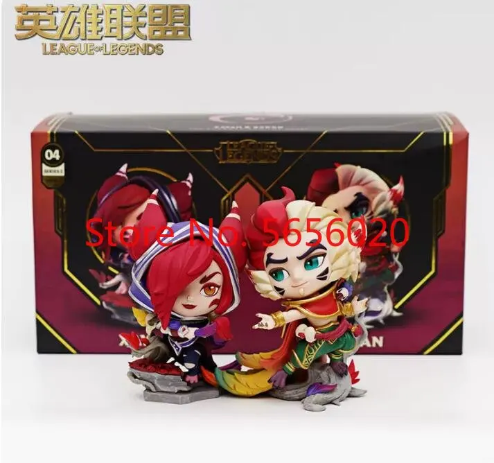 

Оригинальная экшн-фигурка из «Лиги Легенд», анимационная игрушка, Набор для игры в гараж, Подвижная кукла, модель с анимационным орнаментом,...