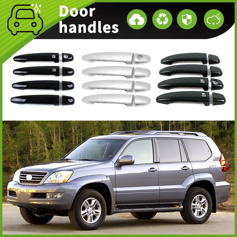 Фото Защитная накладка на дверную ручку для Lexus GX470 J120 02-09, защитная отделка дверной ручки, внешние аксессуары №1