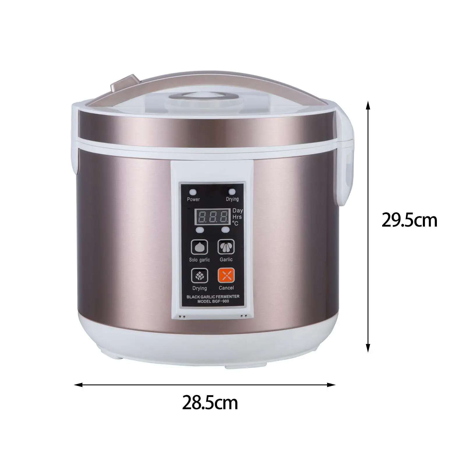 

Garlic Ferment Pot Intelligent Control 6L Black Garlic Maker Automatic Intelligent Ferment Box for Household Restaurant Kitchen