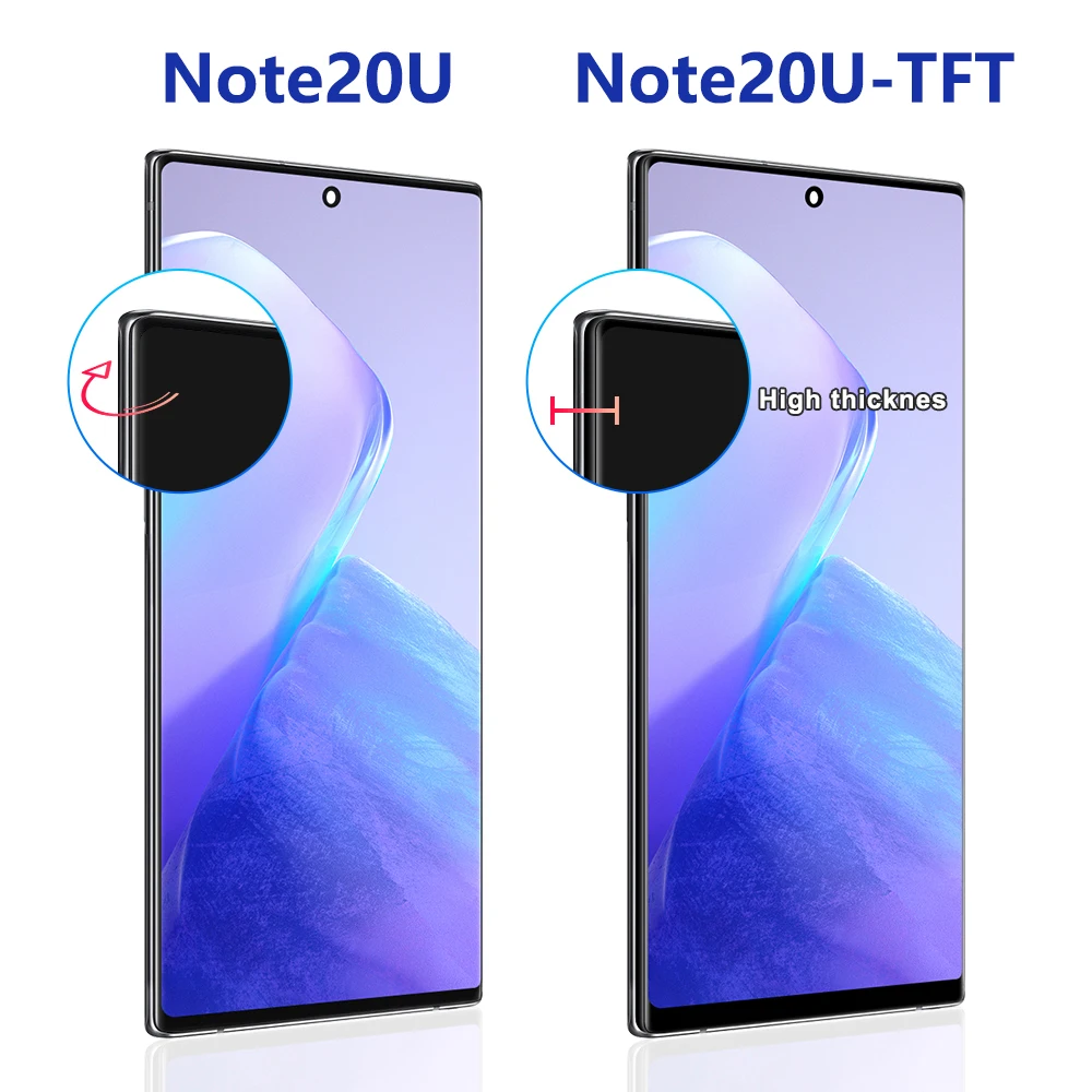 Протестировано Note 20 Ultra для Samsung Note20U N985 N985F N985U ЖК-дисплей замена дигитайзера
