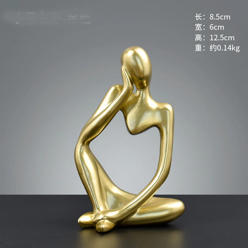 Мини-фигурка абстрактный герой статуя из смолы скульптура Декор для дома