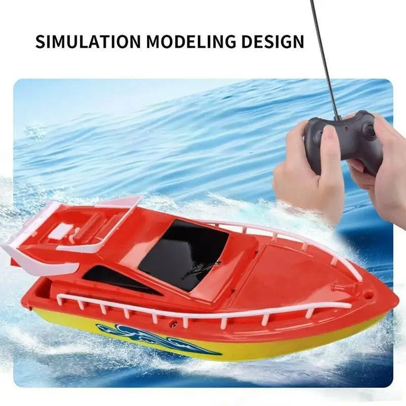 Скоростная радиоуправляемая лодка, игрушка, мини гоночная лодка с дистанционным управлением, радиоуправляемый корабль, игрушка, водонепроницаемая гоночная лодка с дистанционным управлением, игрушка для детей G W2J4