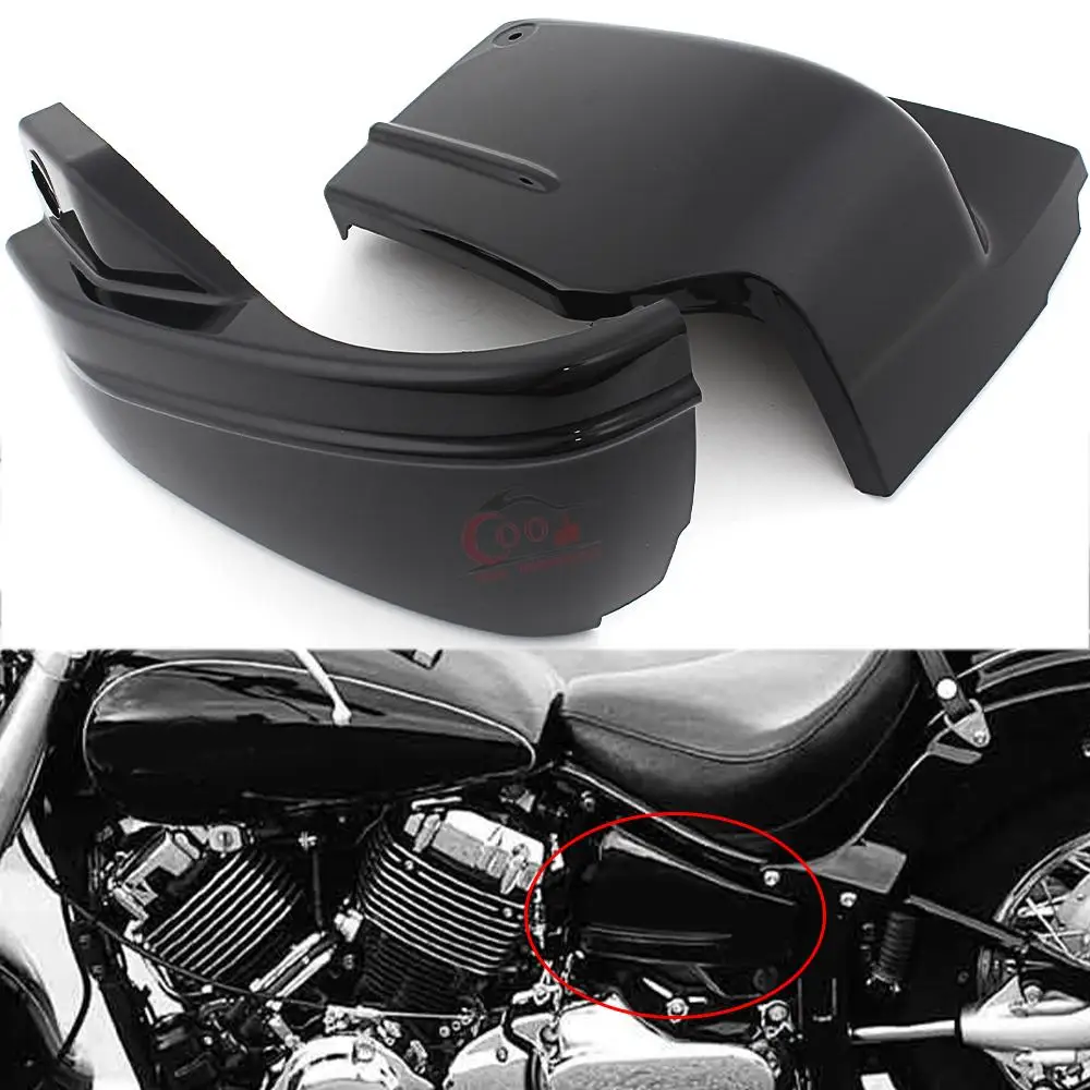 Black Motorcycle Battery Fairing Cover For Yamaha V-Star 650 DragStar 650 XVS650 XVS650A V-Star 400 DragStar 400 Moto Accessorry