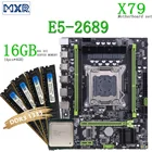 Комплект материнской платы X79G X79 с LGA2011, 2011 комбо, процессор Xeon E5 2689, 16 Гб (4 шт. * 4 Гб), память DDR3, ОЗУ 1333 МГц, SATA3.0, USB3.0