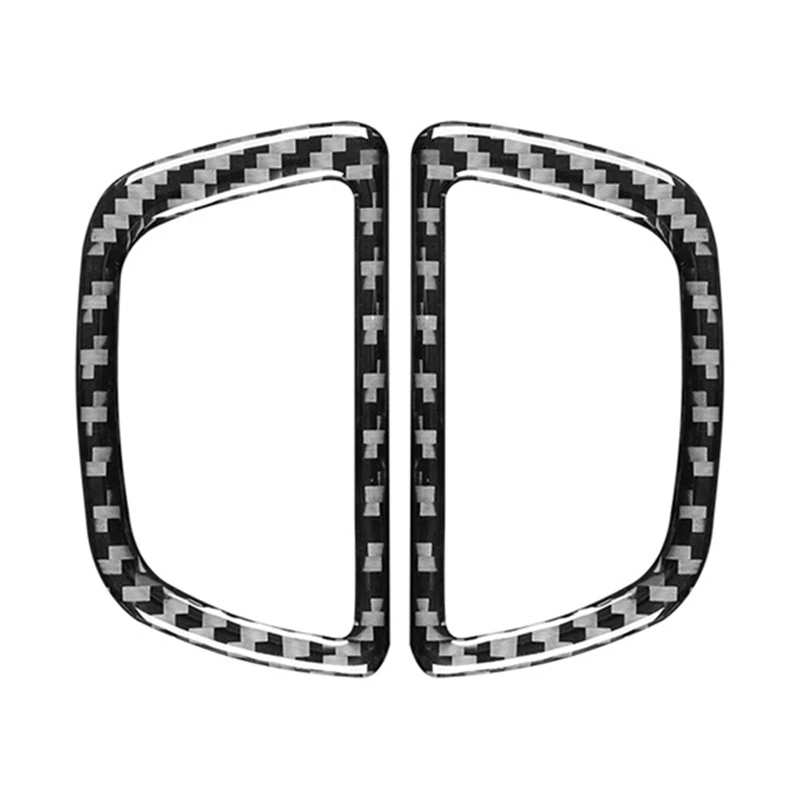 

Car Dashboard Air Conditioning Vent Outlet Frame Cover Carbon Fiber for Land Rover Range Rover Evoque 2021 Accessories