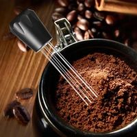 stainless steel needle style coffee tamper distributor espresso coffee stirrer hand coffee powder distribution leveler tool