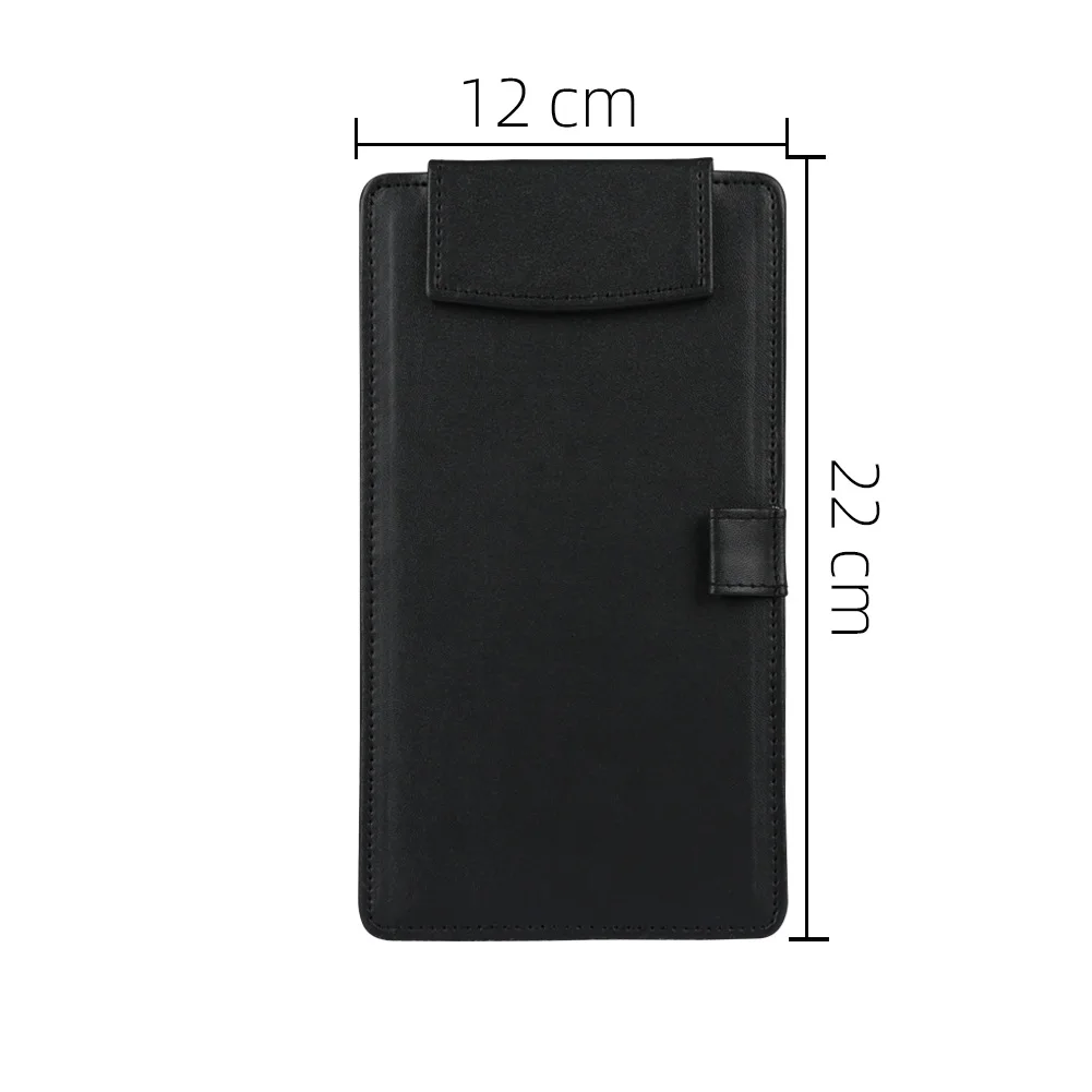 Брошюра для билетов в ресторане A6 блокнот письма Панель меню кожаный зажим