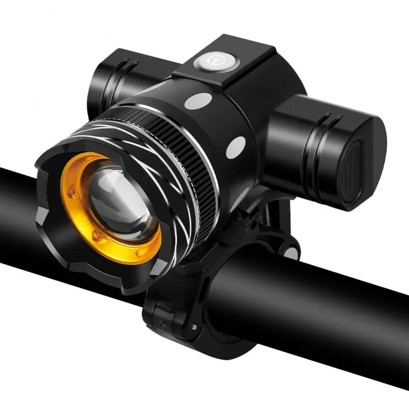 

Велосипедный передний фонарь с зарядкой через USB, 1200 лм