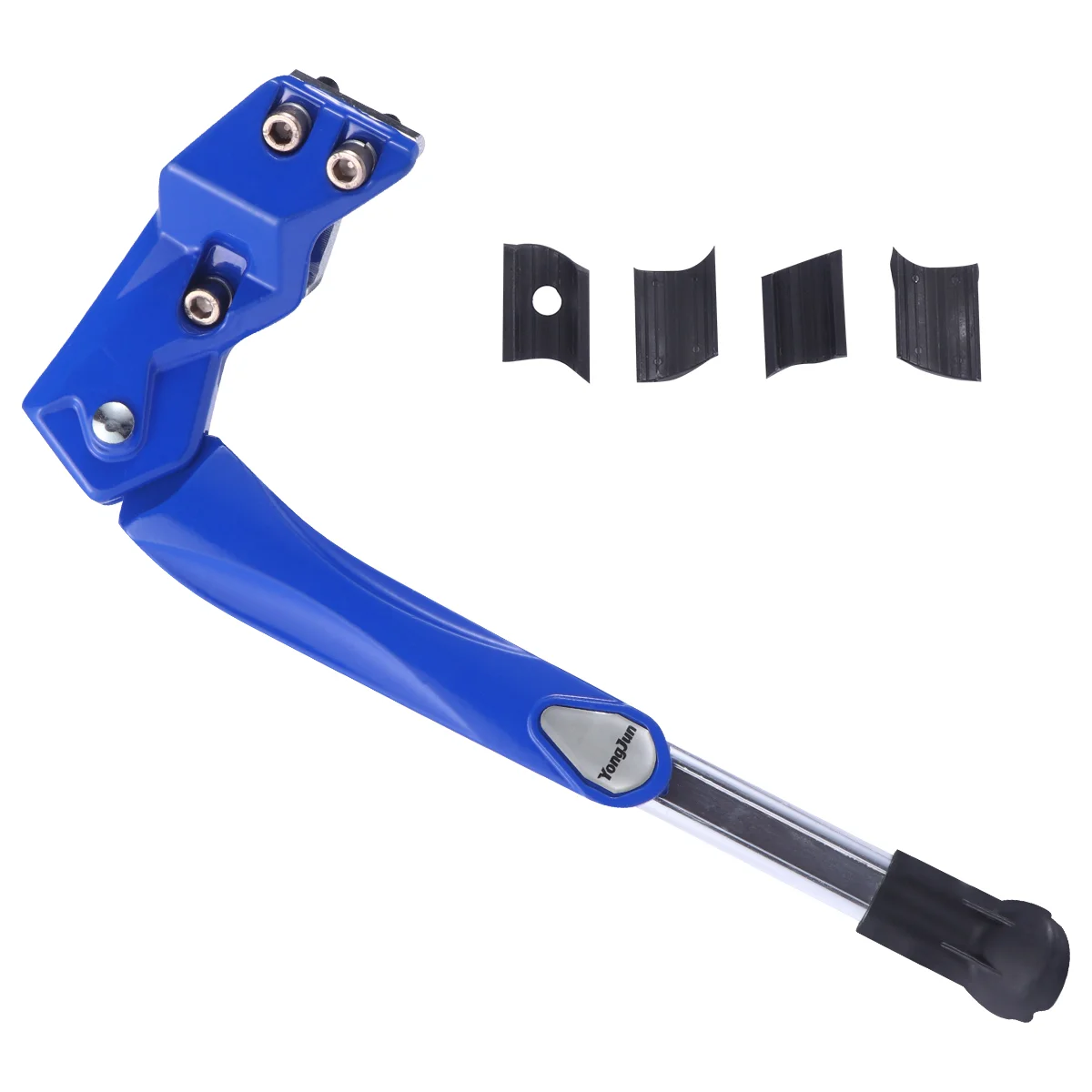 

Mountain Bike Accessories Aluminum Alloy Foot Side Support Kick Stand Parking Rack (Blue)