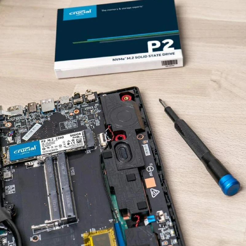 Оригинальный SSD Crucial P2 Micron 500 Гб 1 ТБ 2 PCIe Gen3x4 M.2 2280 твердотельный накопитель для