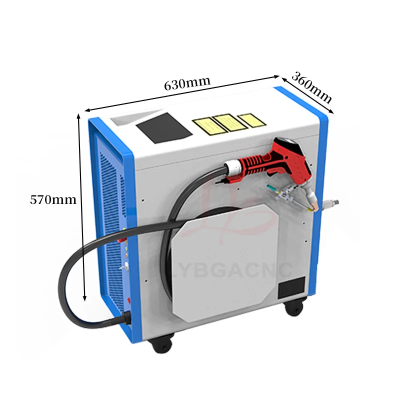 Ручной волоконный лазерный сварочный аппарат LY-X5 с воздушным охлаждением и