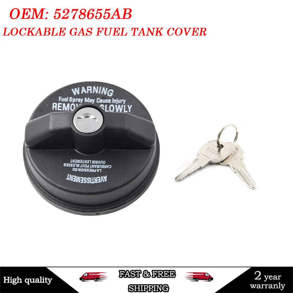 

Закрывающаяся Крышка для бензобака с 2 ключами 5278655AB для Chrysler Jeep Dodge Avenger Journey Neon Durango