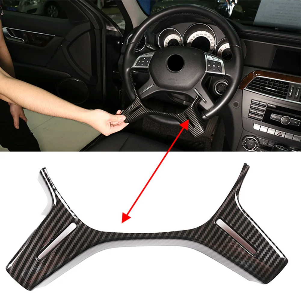 

Steering Wheel Panel Trim ABS Silver Color E 2012-2016 For Benz C 2014-2015 Hote Sale Steering Wheel Panel Frame