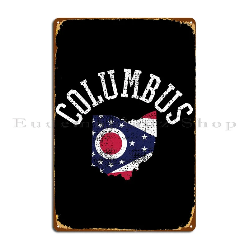 

Металлический плакат в виде таблички из Огайо, классический оловянный плакат для кухни