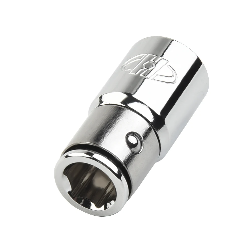 1/4" Square Drive To 1/4" Hex Impact Adaptor Socket Screwdriver Bit Converter Chrome Vanadium Steel Screwdrivers Socket Adapter