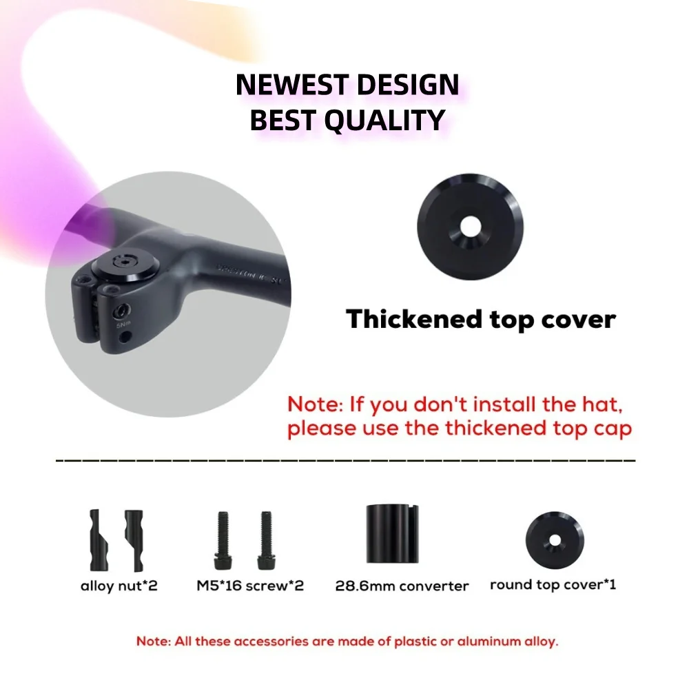 Руль для дорожного велосипеда T1000 полностью внутренний без логотипа со