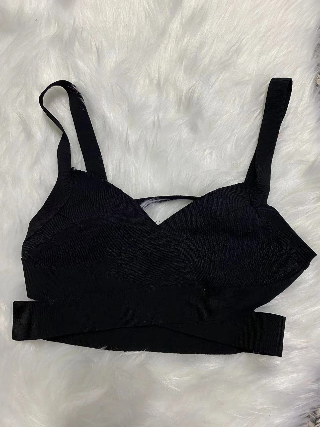 618 Распродажа по акции! Высококачественные вискозные бандажные топы Сексуальные