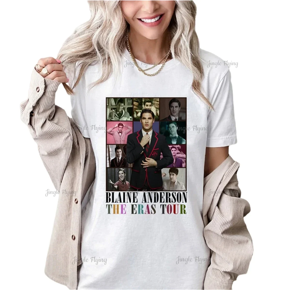 Женская футболка Blaine Anderson The Eras Tour Tee Oversize