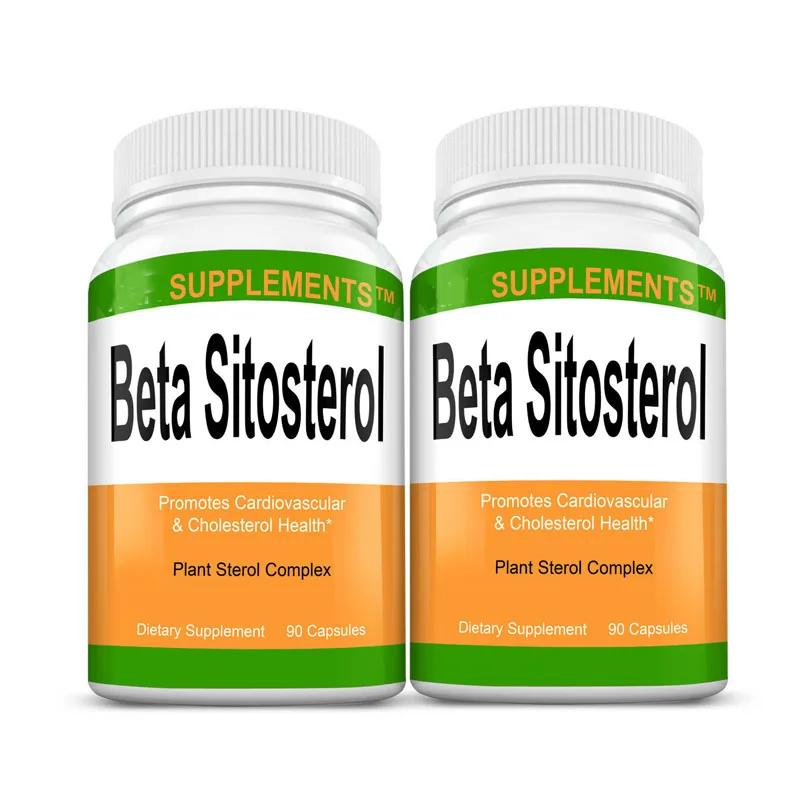

2 X phytosterol Beta Sitosterol 800mg Support Cholesterol Levels prostate Healthy 90Caps/Bottle
