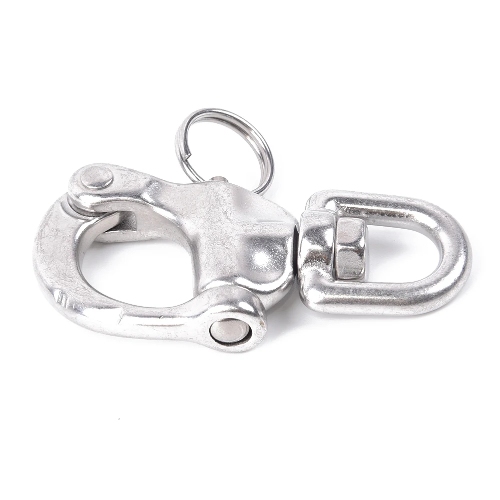

Swivel Snap Shackle 316 Stainless Steel Quick Release Boat Anchor Chain Eye Shackle Swivel Snap Hook For Marine Architectural