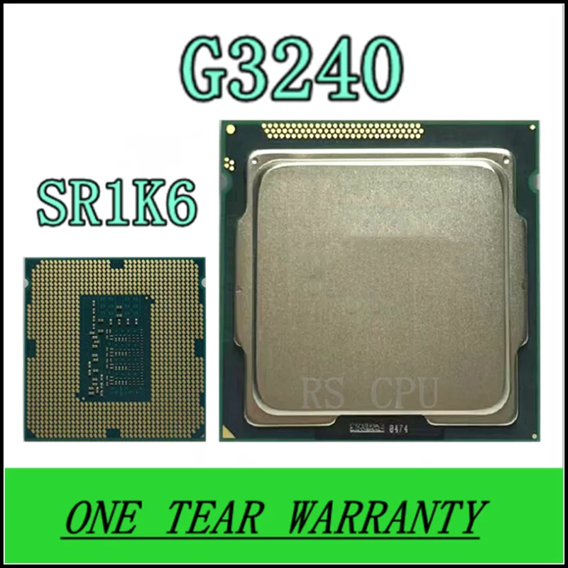 

Двухъядерный процессор G3240 SR1K6 3,1 ГГц 3M 53 Вт LGA 1150