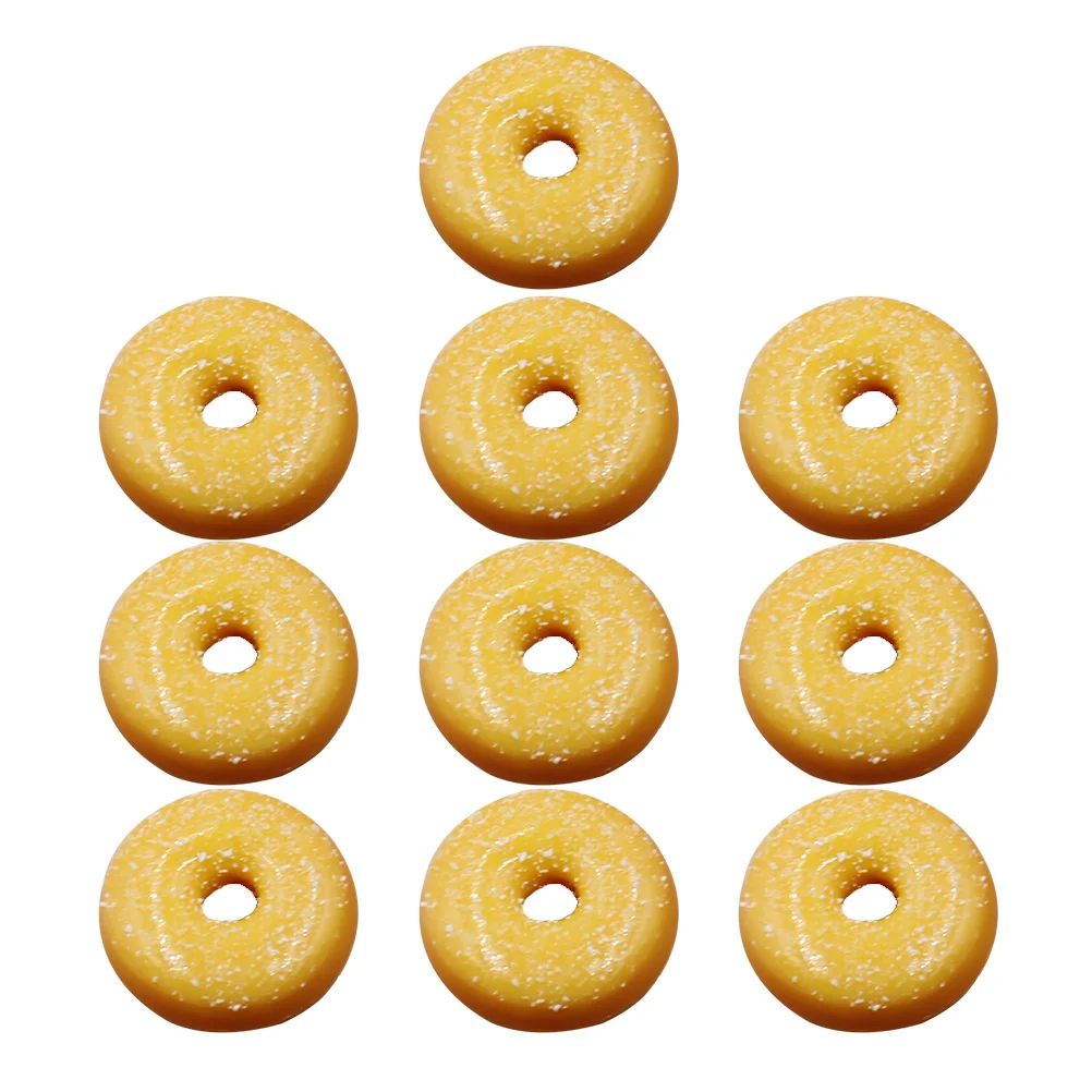 

10pcs Colorful Donut Ornament Donut Shape Decor for Christmas Family Party
