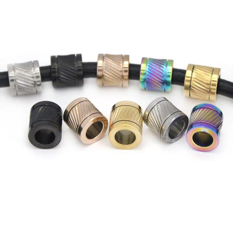 

5 шт., бусины-разделители из нержавеющей стали