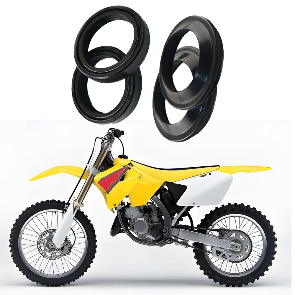4 шт. 43x55x11 мм сальник передней вилки и пылезащитный чехол для Suzuki RM125 Honda CR125R Kawasaki