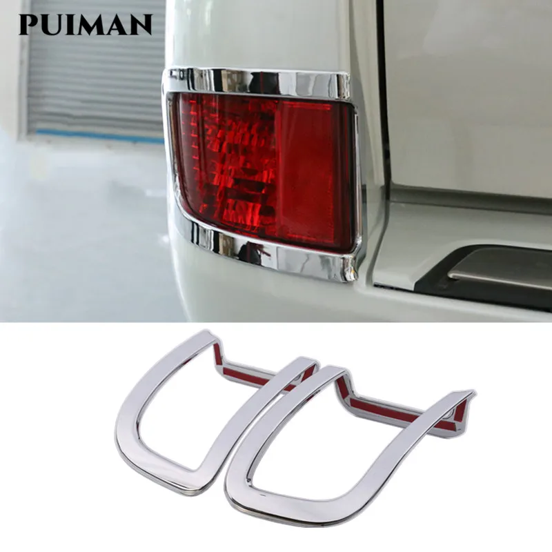 

Для Toyota Land Cruiser 200 LC200 2016-2019 ABS хромированный задний бампер противотуманная фара крышка лампы накладка отражатель противотуманная фара гарнир молдинг