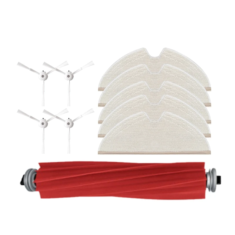 

10PCS Replacement Spare Kit For Roborock T8/Q7 Max / Max+ Vacuum Cleaner Washable Mop Cloth Side Brush Main Brush