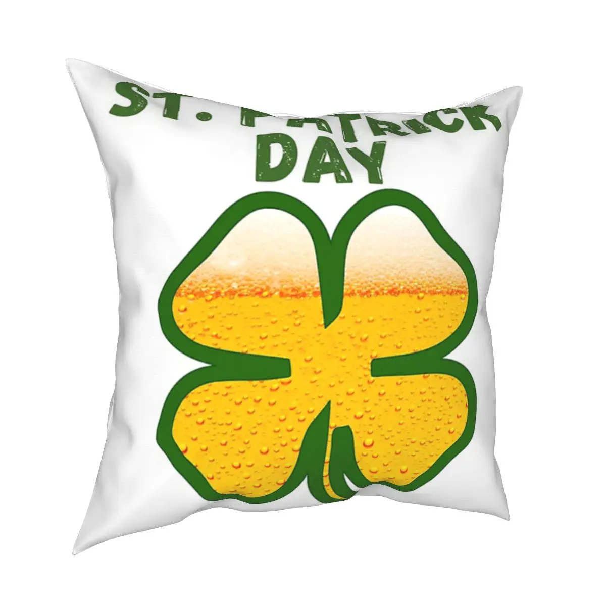 

Подушки с изображением пивного клевера в стиле Св. Патрика, креативная декоративная наволочка для дивана, напольная подушка для дивана, дом...