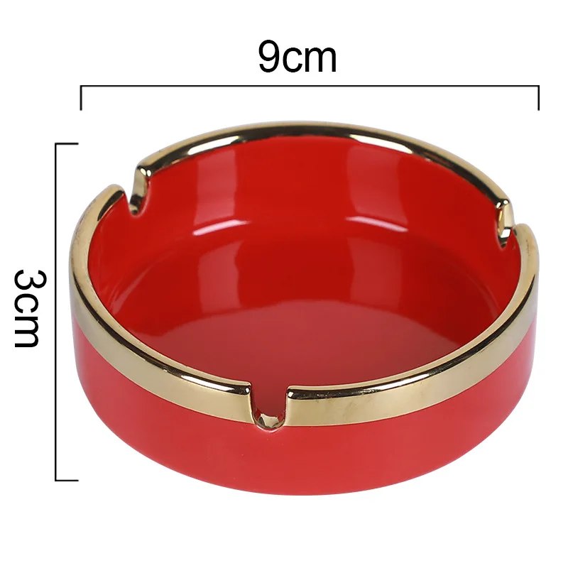 chinese style ceramic ashtray ash tray smoking tray for home office desktop decor outdoor public places holiday gift free global shipping