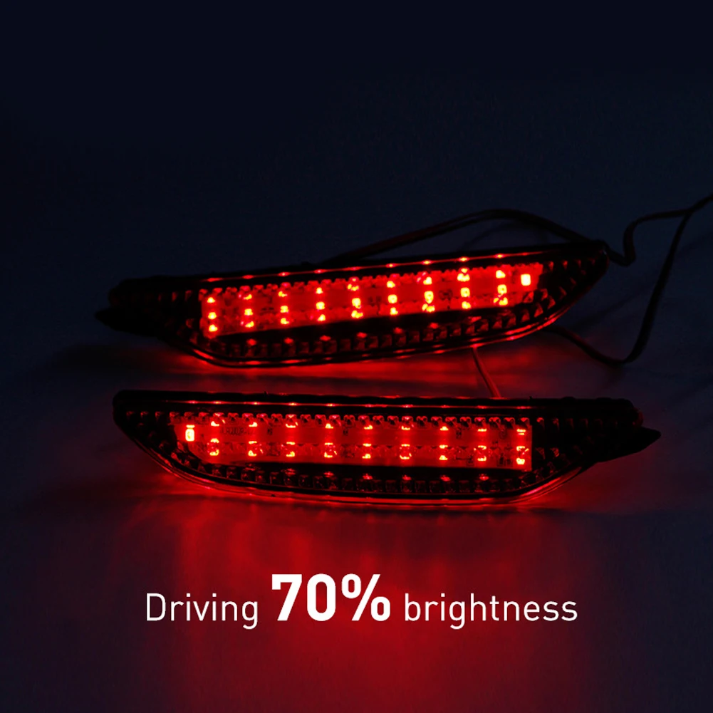 2 шт. Предупреждение ные лампы для заднего бамперсветильник Kia Rio K2 седан 2011-2014 -