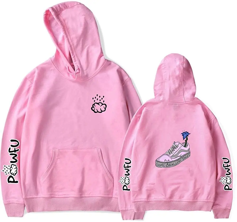 

Hot Powfu Hoodie Men's Women Sweatshirts Casual Tracksuits 2021 Canada Rapper Death Bed Sweatshirts Hip Hop Clothes Men