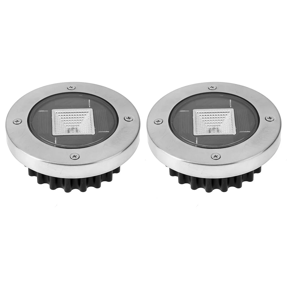 

LED Solar Power Disk Light Outdoor Garden Solar Underground Deck Light Spotlight Buried Solar LED Lamp Garden Decoration