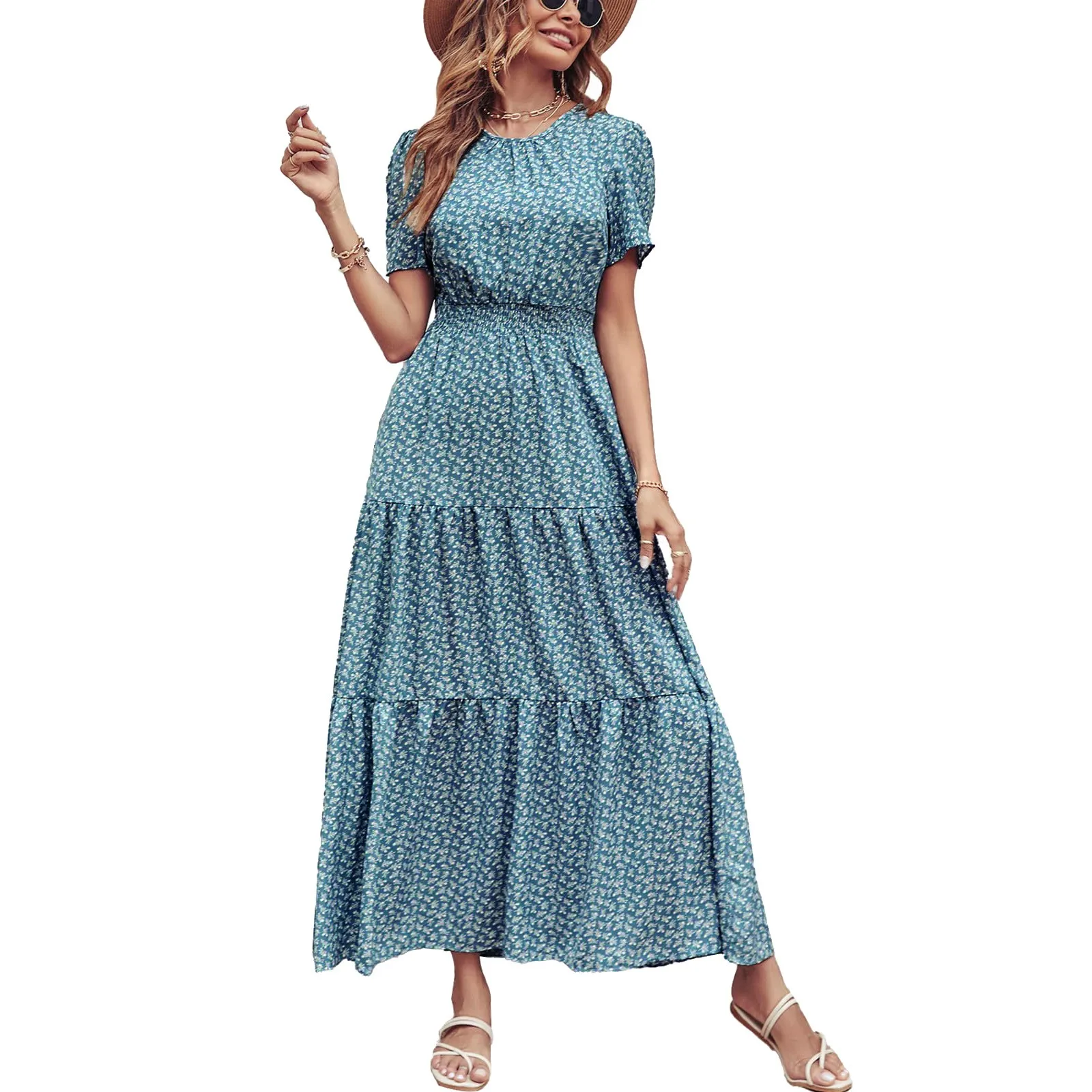 Summer Dresses Casual Maxi Women Short 