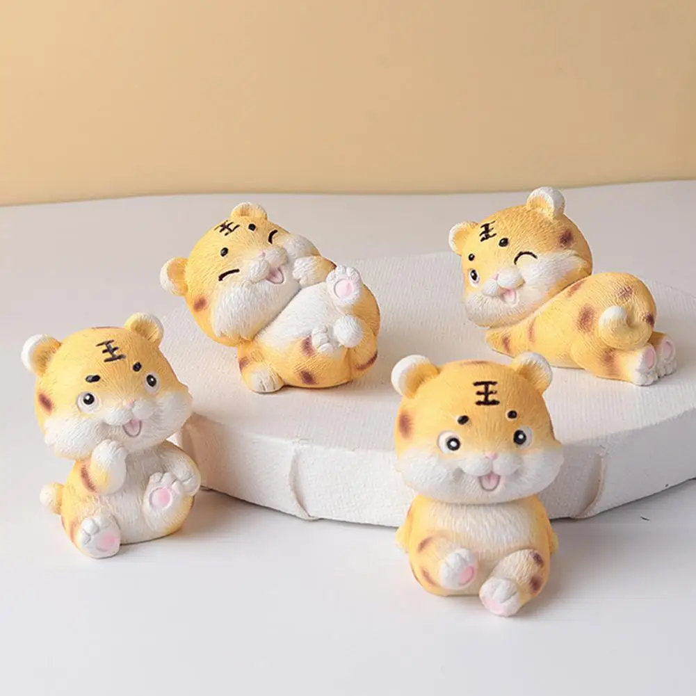 

Cartoon Fashion Fairy Garden Decoration Animal Resin Miniature Animal Active Poses for Office