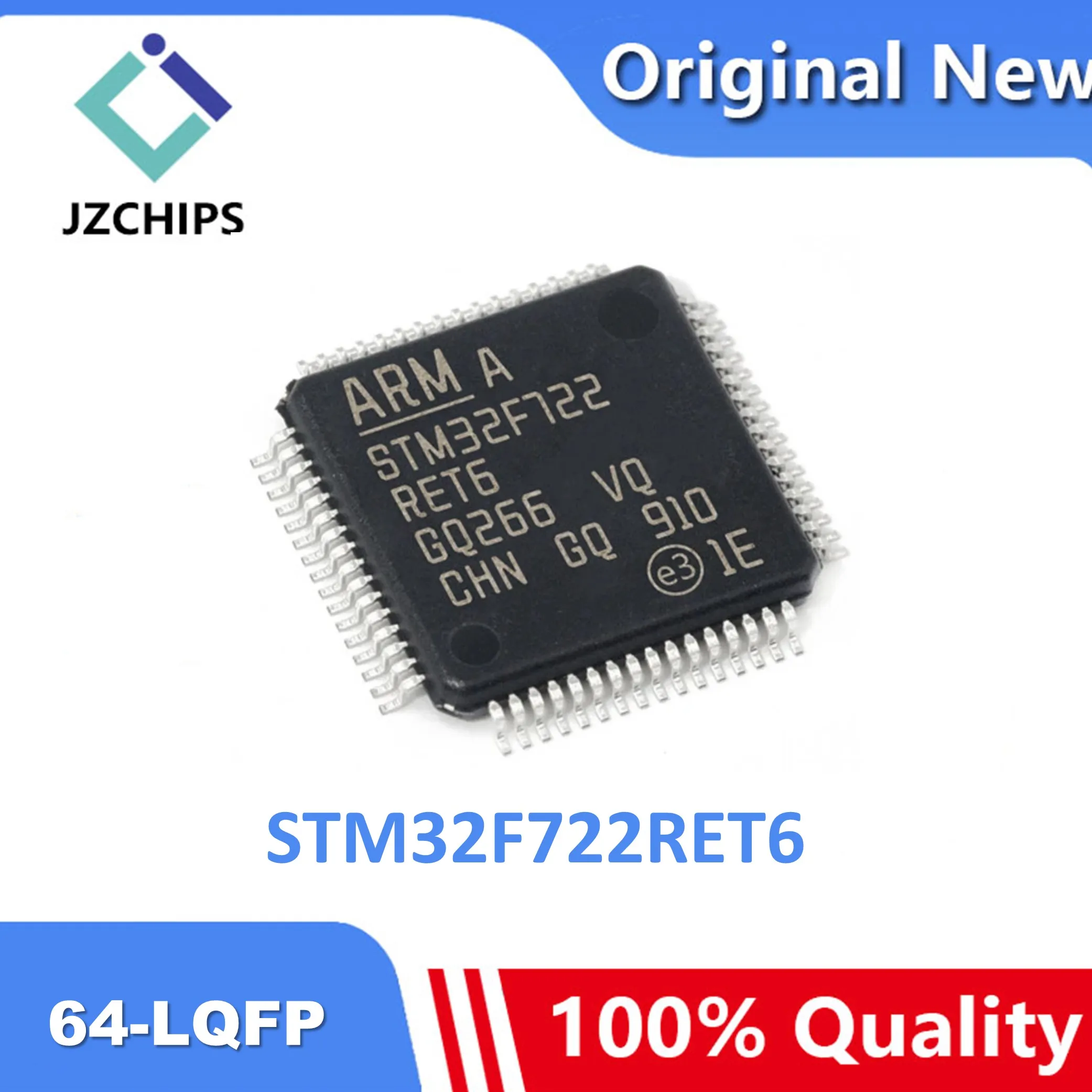 

(1piece)100% New STM32F722RET6 STM32F722 RET6 QFP-64 Chipset