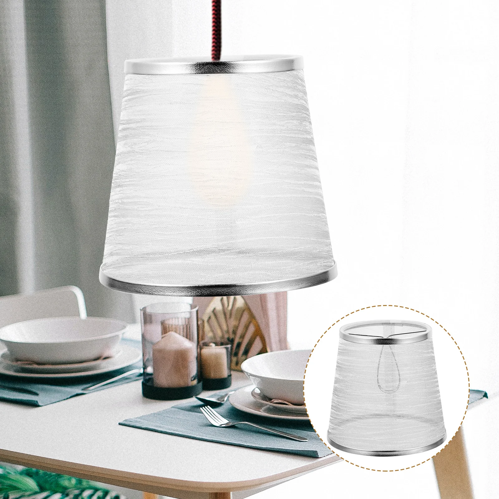 

Table Lamp Pendant Shade Barrel Shades Small Lampshade Accessory Indoor Hanging Light Fixtures