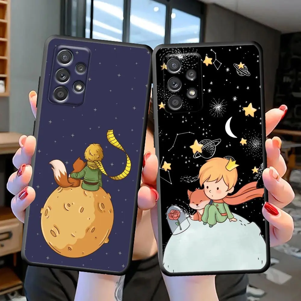 

Funda Coque S23 Case For Samsung S23 S22 S21 S20 FE S10 S10E LITE S9 S8 PLUS ULTRA 5G Case Capa Para The little Prince Starry