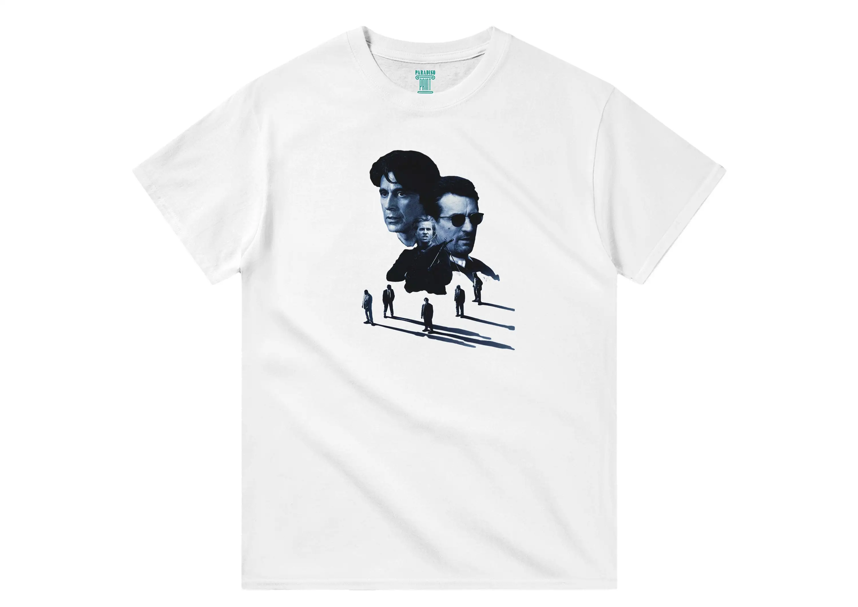 Футболка с принтом из фильма Майкл Манн Аль пацино Роберт Де Ниро 1995 Hq Тяжелая