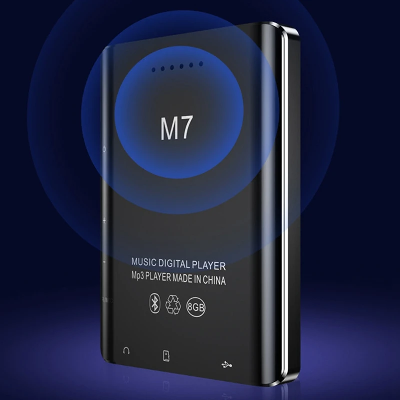 

Музыкальный проигрыватель 2,5 дюймов MP4 полноэкранный Bluetooth музыкальный проигрыватель из цинкового сплава внешний без потерь Mp4 с функцией н...