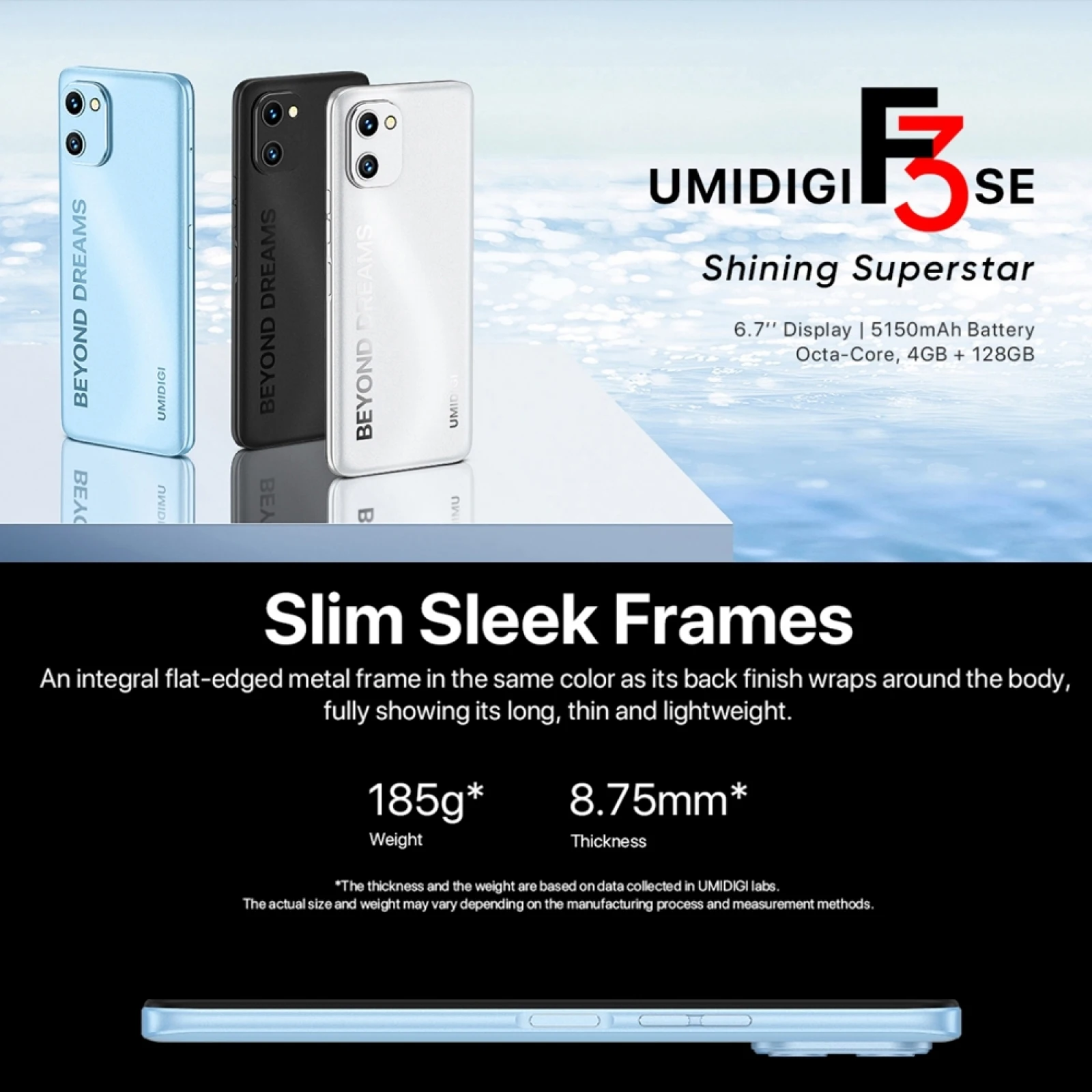 umidigi f3 se global version 6 7 hd screen smartphone 4gb ram 128gb rom octa core 20mp triple camera 5150mah mobile face id free global shipping
